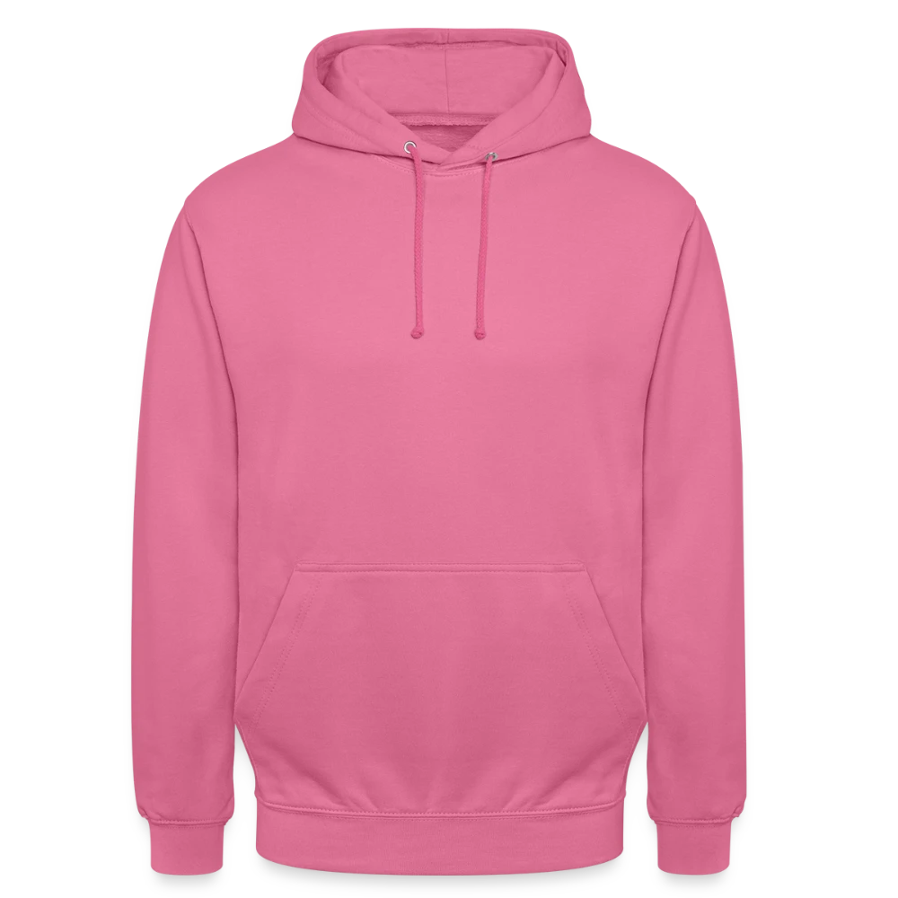 Unisex Hoodie AWDis Just Hoods Vorderansicht mit Kängurutasche und Kapuze
