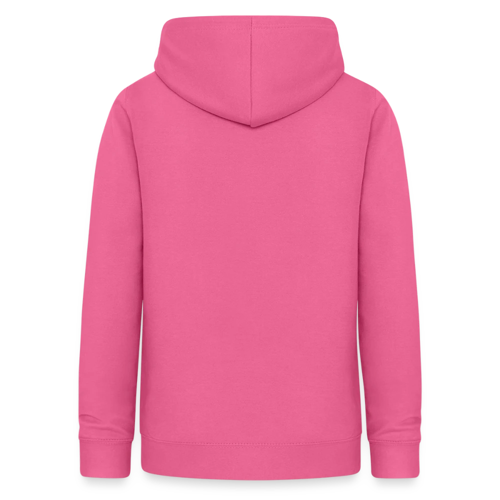 Frauen Hoodie Rückenansicht mit verlängertem Schnitt