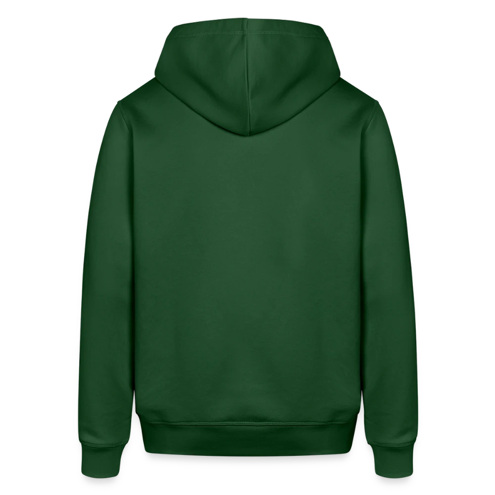 Hoodie SOUNDER Rückansicht mit klassisch geschnittenen Ärmeln und Rippbündchen am Saum