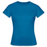 Frauen T-Shirt von Gildan in Frontalansicht mit Rundhalsausschnitt