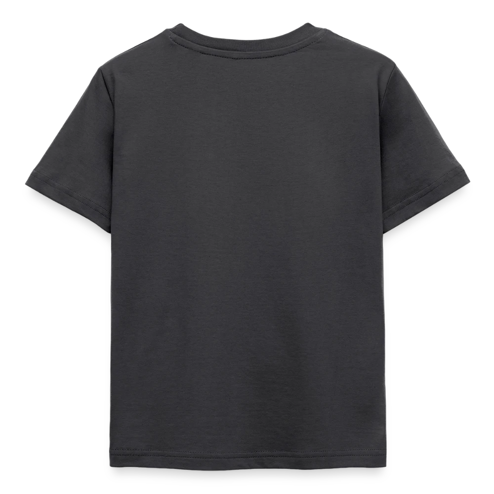 Rückansicht des Kinder T-Shirts mit verdecktem Nackenband