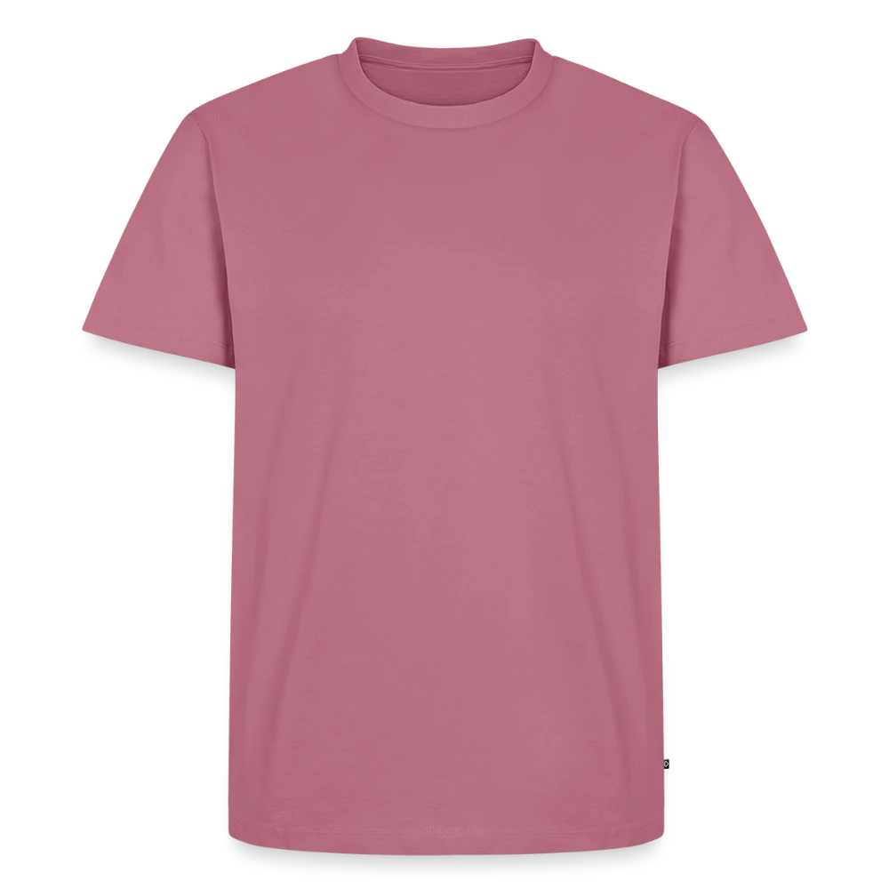Männer Premium Bio T-Shirt von SPREAD Vorderansicht mit Rundhalsausschnitt