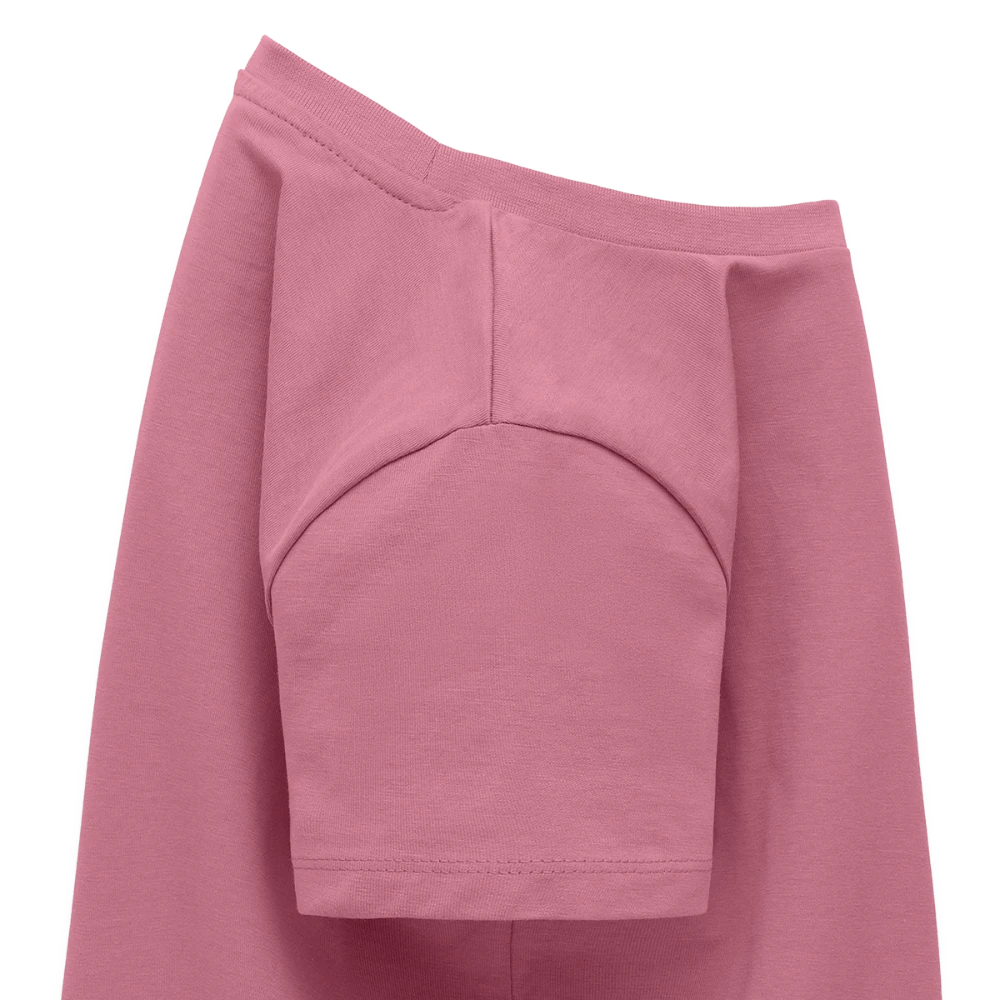 Seitenansicht rechts mit eingenähtem Satin-Label