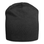 Jersey-Beanie von Build Your Brand mit glatter Stretch-Oberfläche, Frontansicht