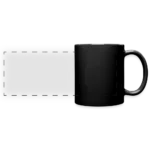 Panorama-Tasse farbig aus Keramik mit Rundumdruck