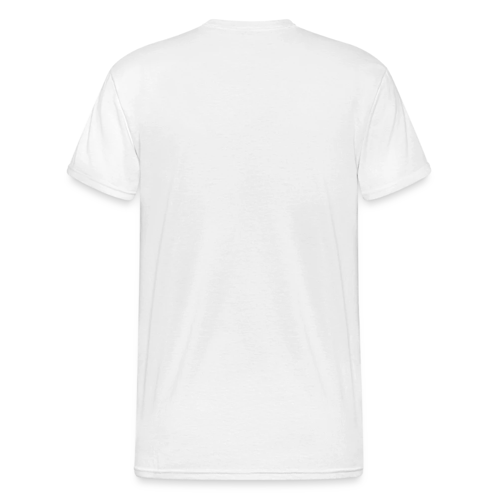Gildan Heavy T-Shirt Rückansicht ohne Seitennähte