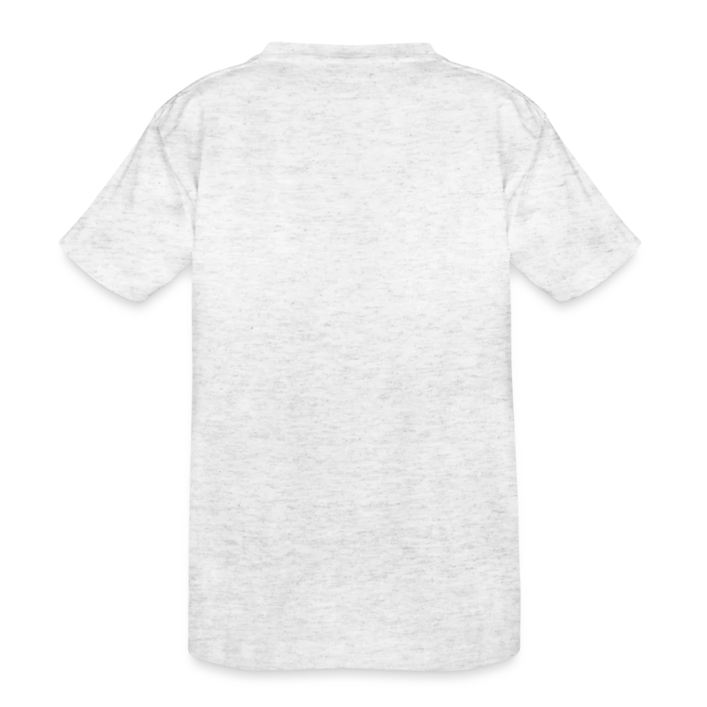 Rückansicht des Heavy Cotton Shirts für Teenager mit Schulter-zu-Schulter-Nackenband