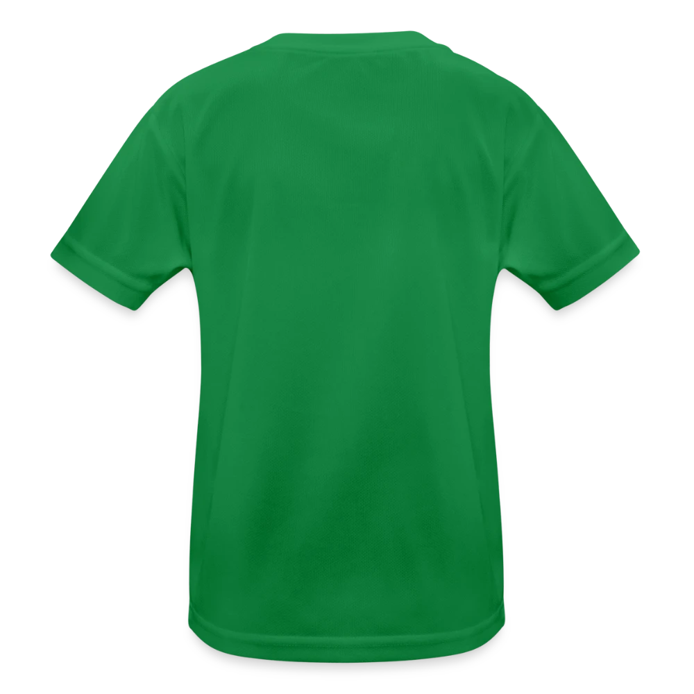 Funktions-Shirt für Kinder, Rückansicht mit grossflächigem Druckbereich