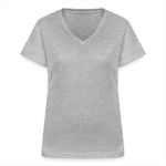 Frauen-T-Shirt mit V-Ausschnitt von Gildan in Frontansicht