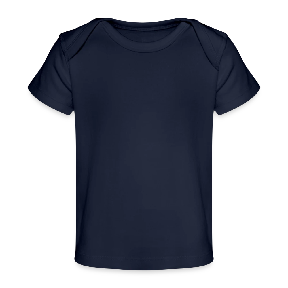 Baby Premium Organic T-Shirt Vorderansicht mit grosser Druckfläche
