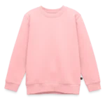 Kinder Premium Organic Sweatshirt Vorderansicht mit Crew Neck