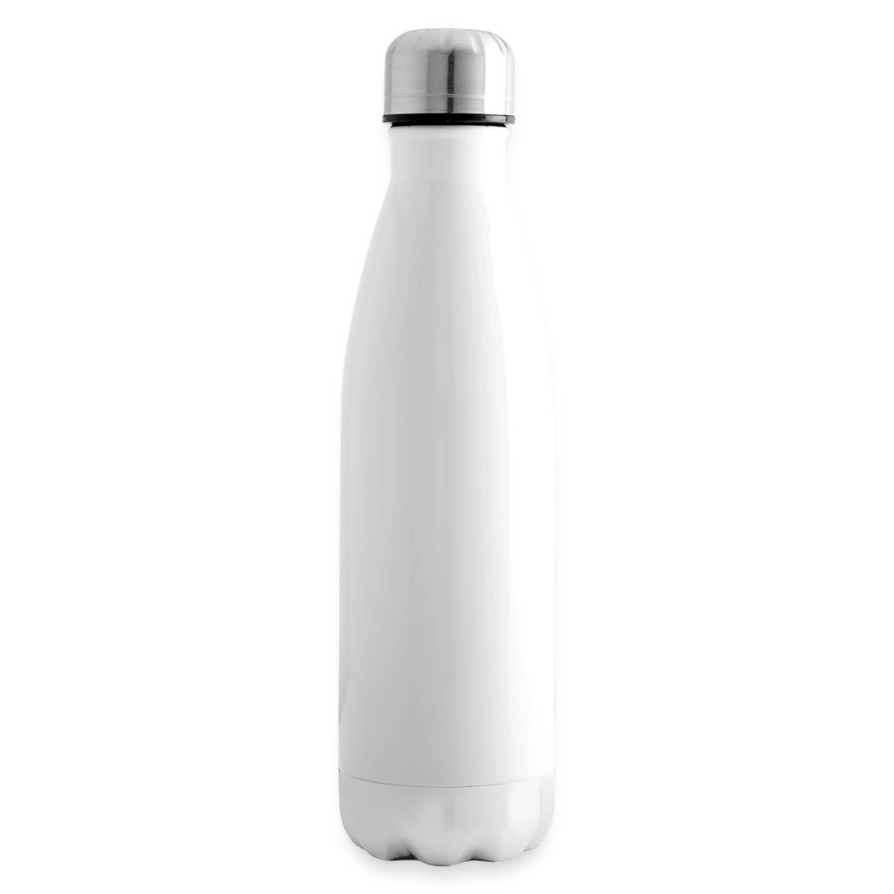 Isolierflasche seitlich links, doppelwandiger Edelstahl