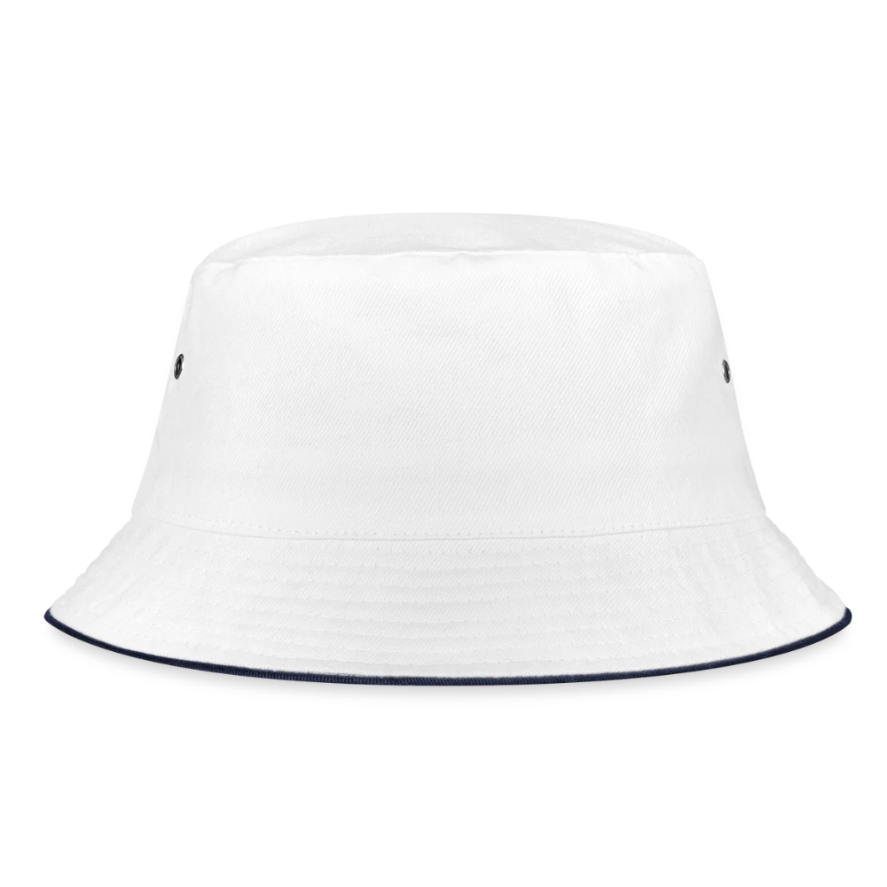 Bucket Hat Rückansicht mit Belüftungsösen