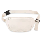 Stanley/Stella recycelte Gürteltasche aus Canvas mit Reissverschluss-Fronttasche