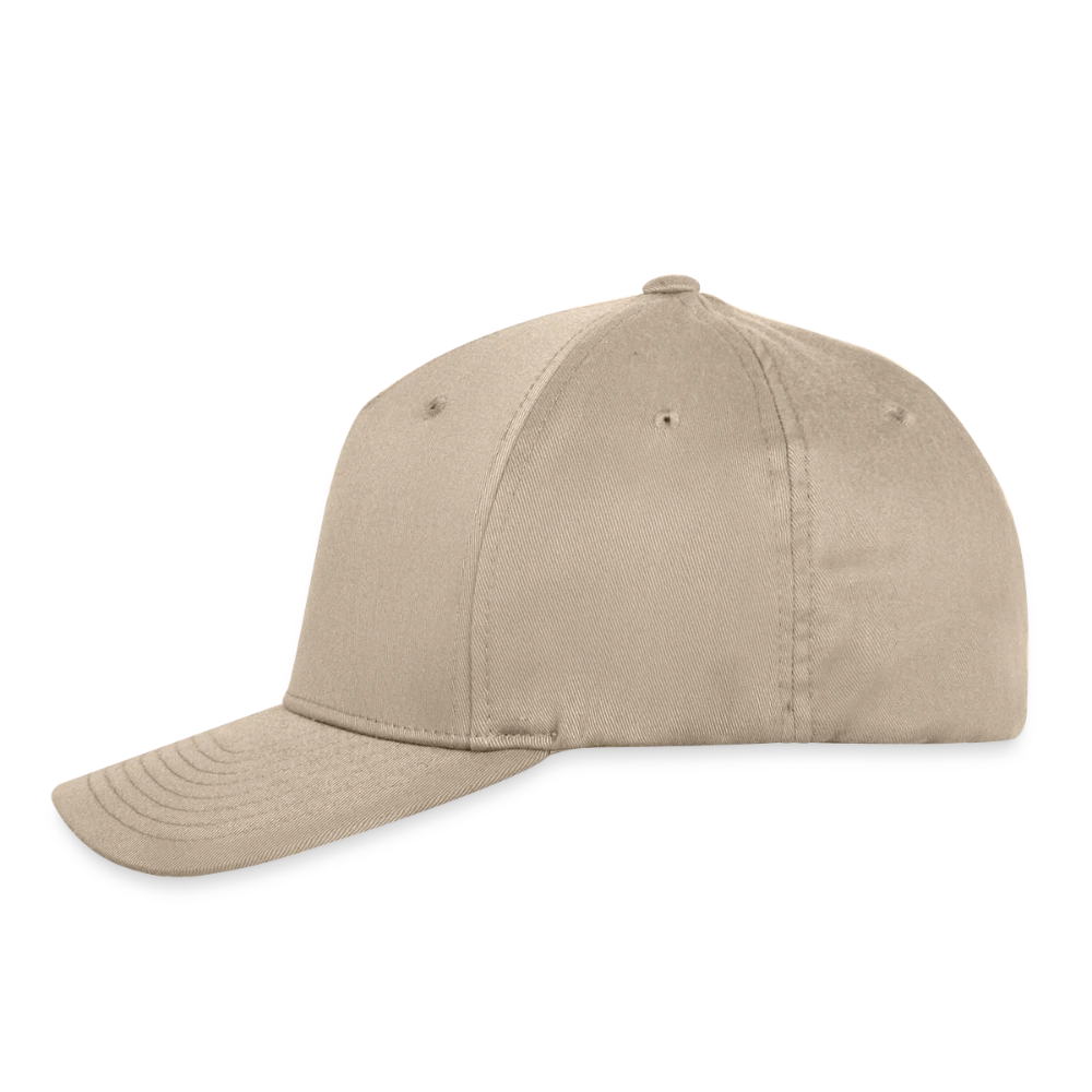 Flexfit Cap Seitenansicht links mit 5-Panel-Konstruktion