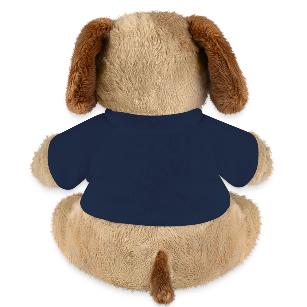Plüschhund Helge Rückansicht mit weichem Polyester-Fell