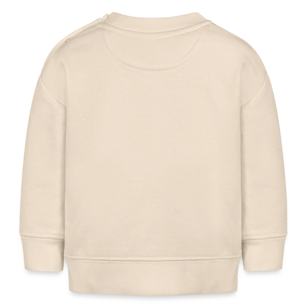 Baby Organic Sweatshirt Baby Changer – Rückansicht mit Rippbündchen am Saum
