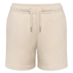 Kinder Organic Joggingshorts Mini Bolter von Stanley/Stella – Vorderansicht mit Kordelzug und Seitentaschen