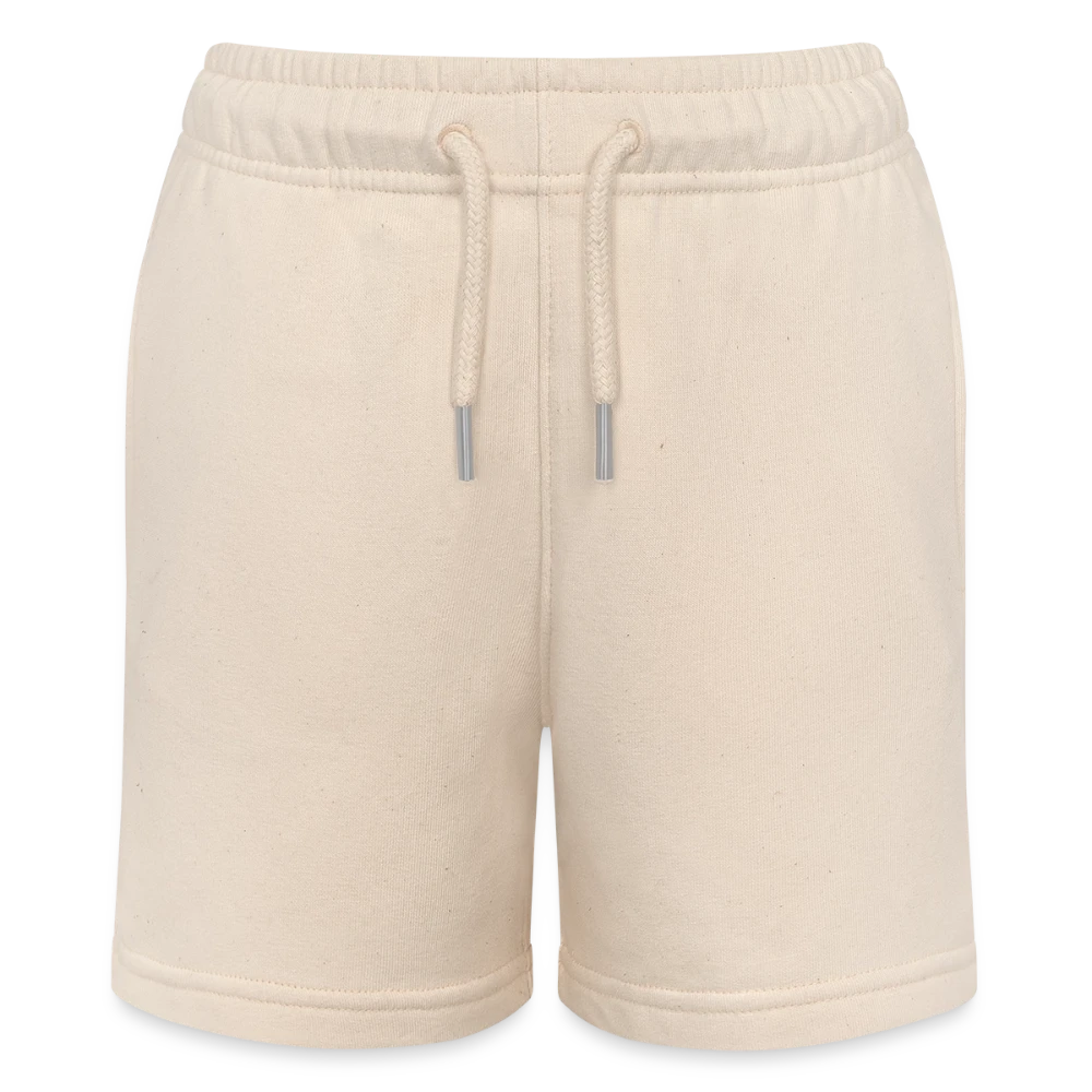 Stanley/Stella Teenager Bio-Joggingshorts MINI BOLTER Vorderansicht mit Elastikbund und Kordelzug