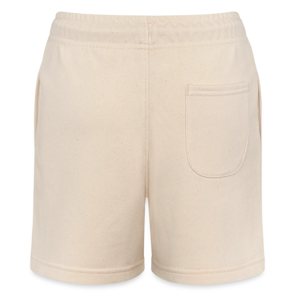 Bio-Joggingshorts MINI BOLTER Rückansicht mit aufgesetzter Gesässtasche