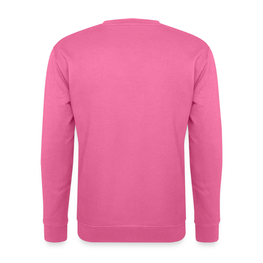 Unisex Pullover Rückansicht mit geradem Schnitt