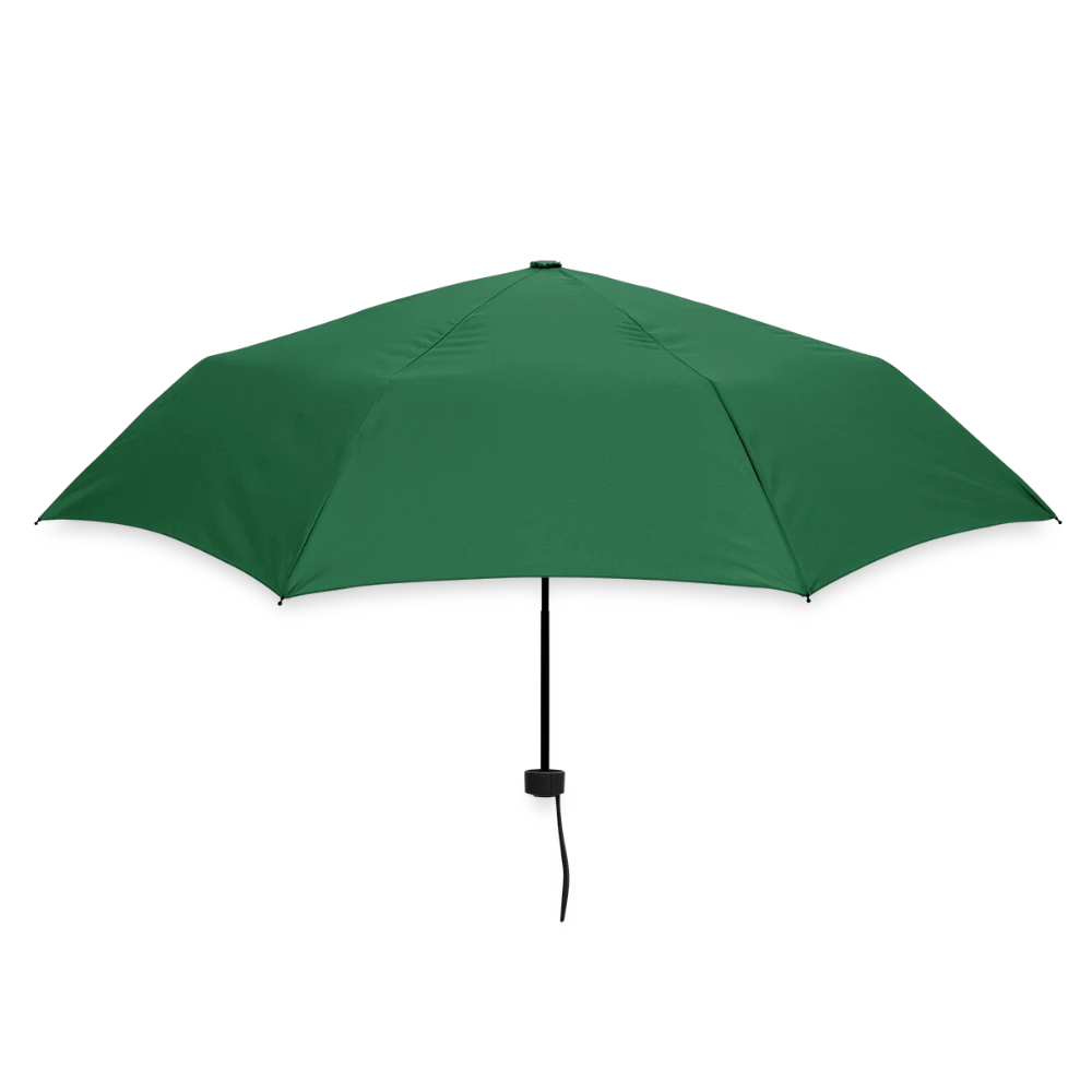 Rückseite des kompakten Regenschirms zum Bedrucken