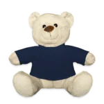 MiniFeet Teddy mit weissem T-Shirt zum Bedrucken, Frontansicht