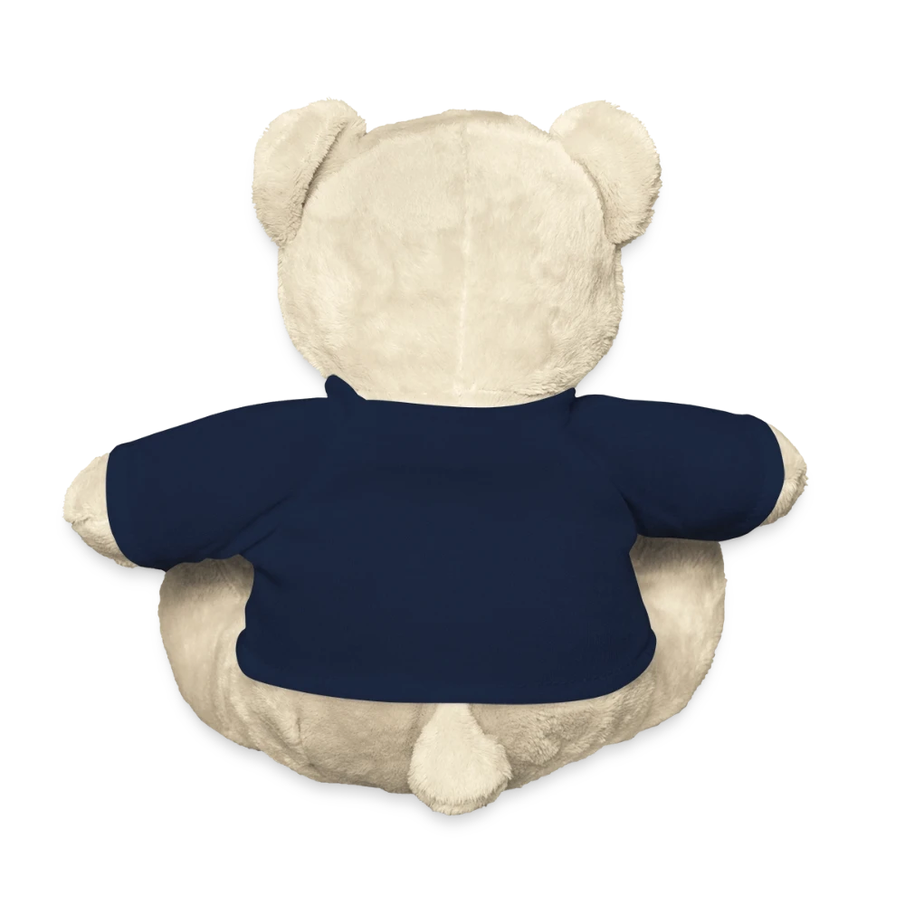 Plüschteddy von MiniFeet von hinten mit samtigem Fell