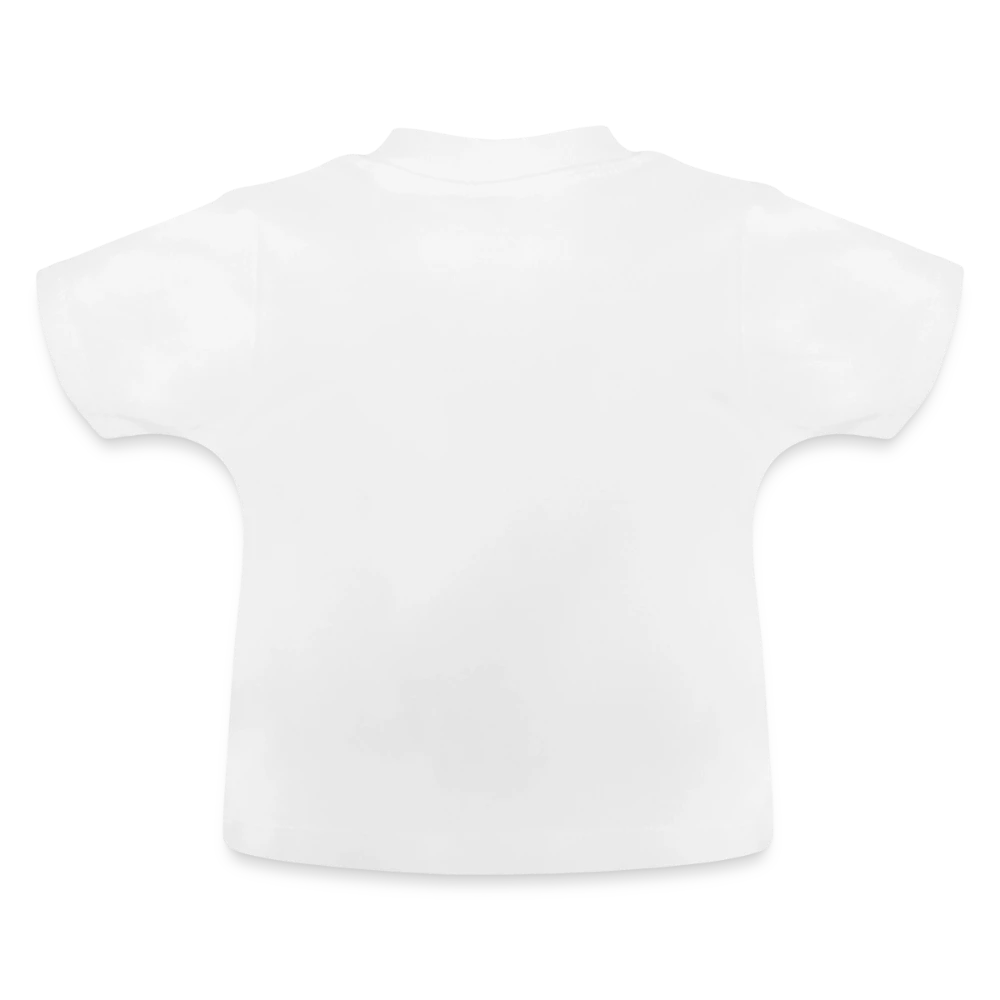 Baby Bio-T-Shirt Rückansicht mit glatter Druckfläche