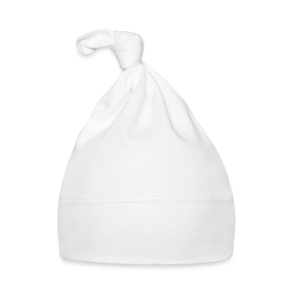Baby Bio-Mütze von BabyBugz mit Zipfel und Knoten an der Spitze