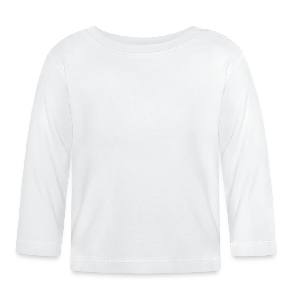 Baby Bio-Langarmshirt von BabyBugz – Vorderansicht mit Rundhalsausschnitt