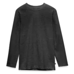 Teenager Premium Bio Langarmshirt Vorderansicht zum Gestalten