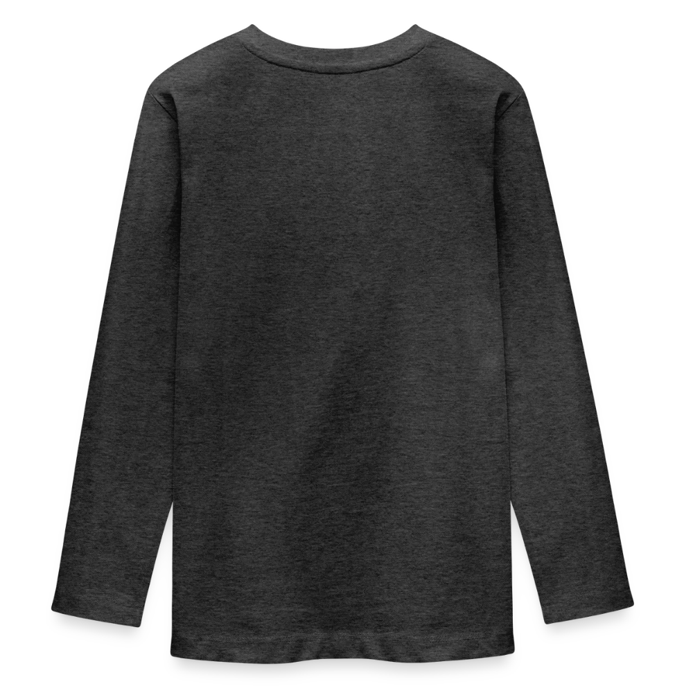 Bio Langarmshirt für Teenager Rückansicht mit Druckfläche