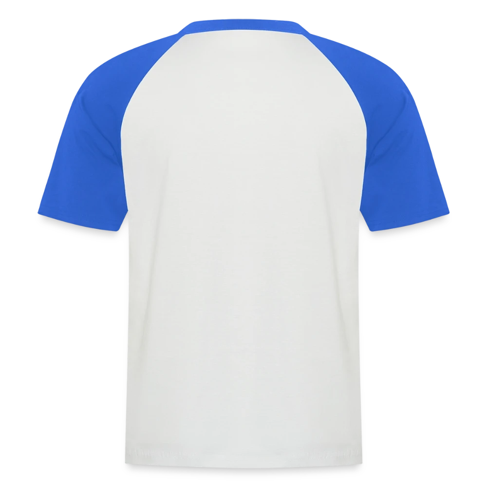 Baseball-T-Shirt für Männer Rückansicht mit Kontrast-Ärmeln