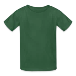 Kinder T-Shirt von Russell Vorderansicht mit Druckfläche