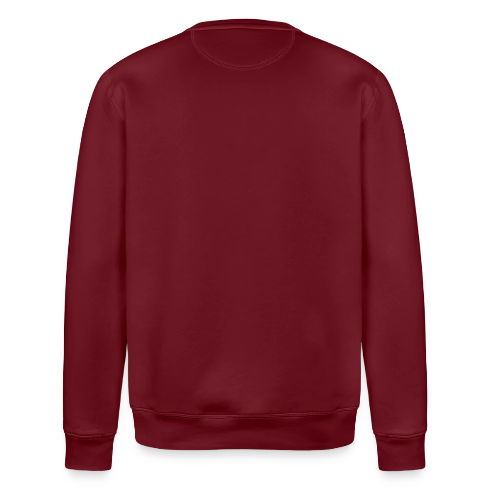 Bio-Sweatshirt ROLLER Rückansicht mit Halbmond-Detail im Nacken