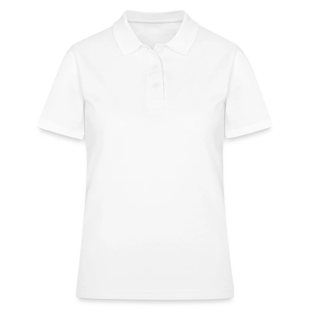 Frauen Polo Shirt von Gildan in Frontansicht mit 3-Knopfleiste