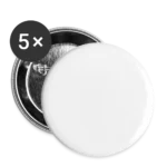 Runder 25-mm-Button mit Metalloberfläche und individuellem Druckmotiv