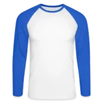 Unisex Baseballshirt langarm Vorne