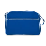 Retro Tasche von BagBase mit Kontraststreifen Vorderansicht