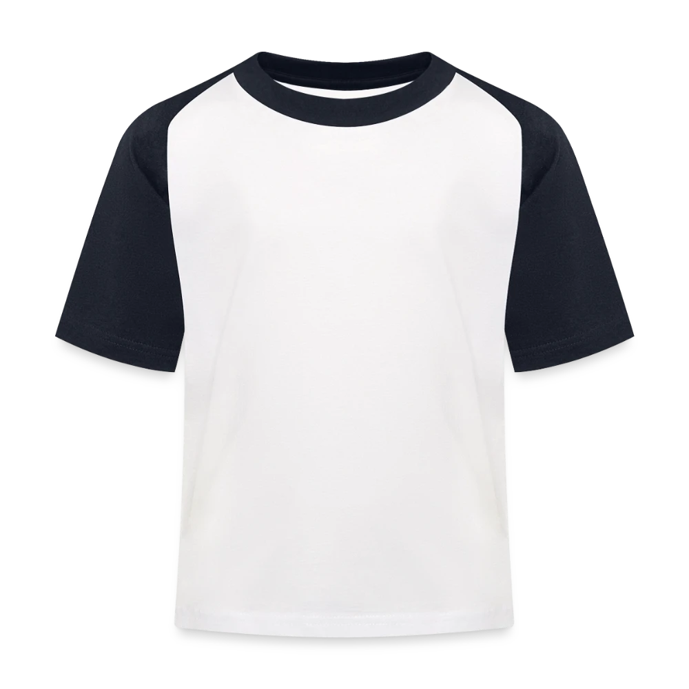 Kinder Baseball T-Shirt mit Raglanärmel in Kontrastfarbe – Vorderansicht