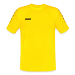 Jako Trikot Team in Uni-Optik, Vorderansicht mit Rundhals-Rippkragen
