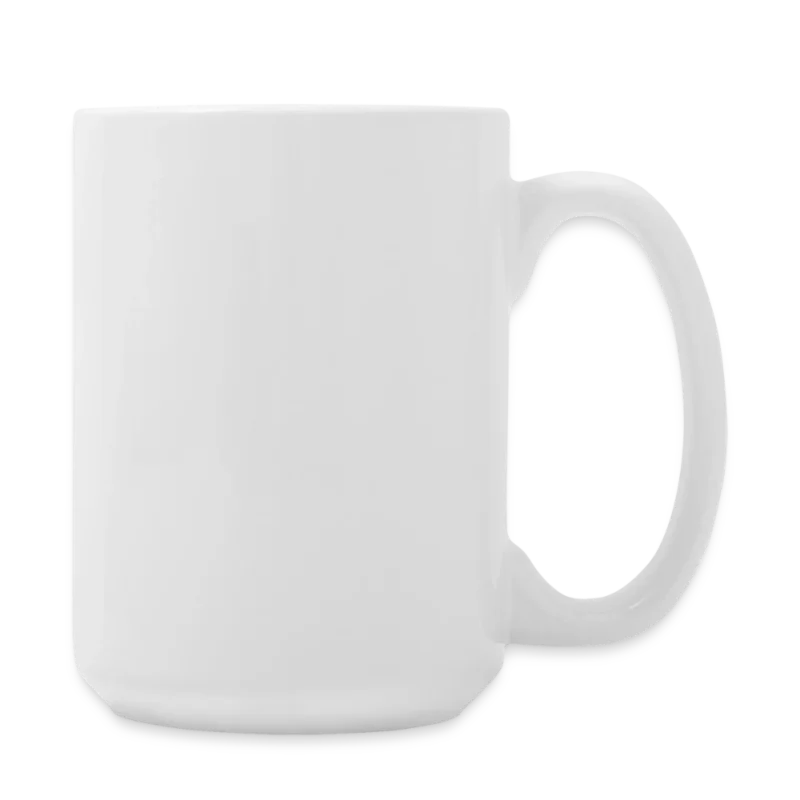 Seitenansicht grosse Tasse mit Henkel rechts