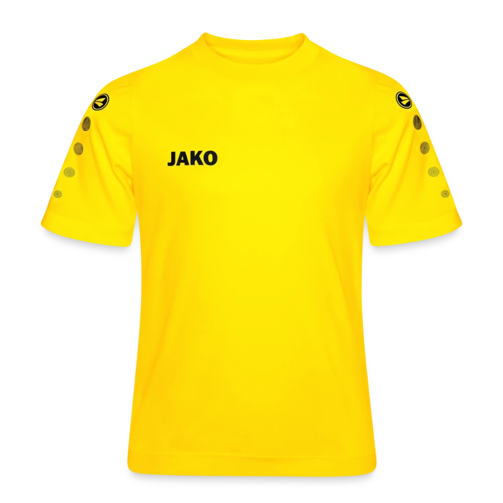 JAKO Teenager Trikot Team Vorderansicht mit Rundhals-Rippkragen und JAKO-Logo