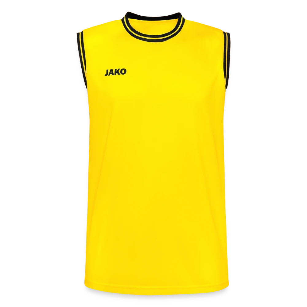 JAKO Trikot Center 2.0 Vorderansicht mit Rundhalskragen und kontrastfarbigem Designelement