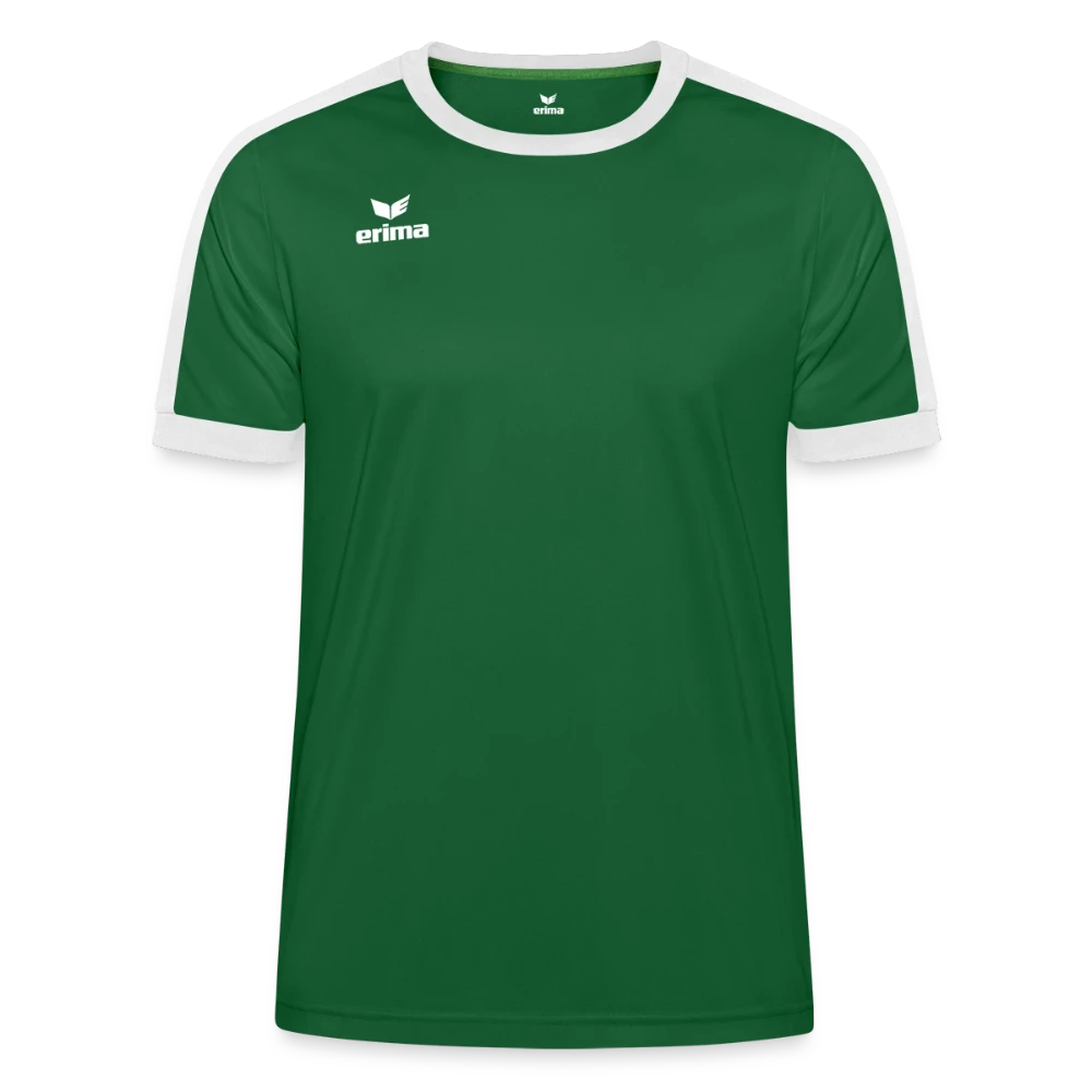 ERIMA Unisex Retro Star Trikot Vorderansicht mit Rundhalskragen und Kontrastdetails