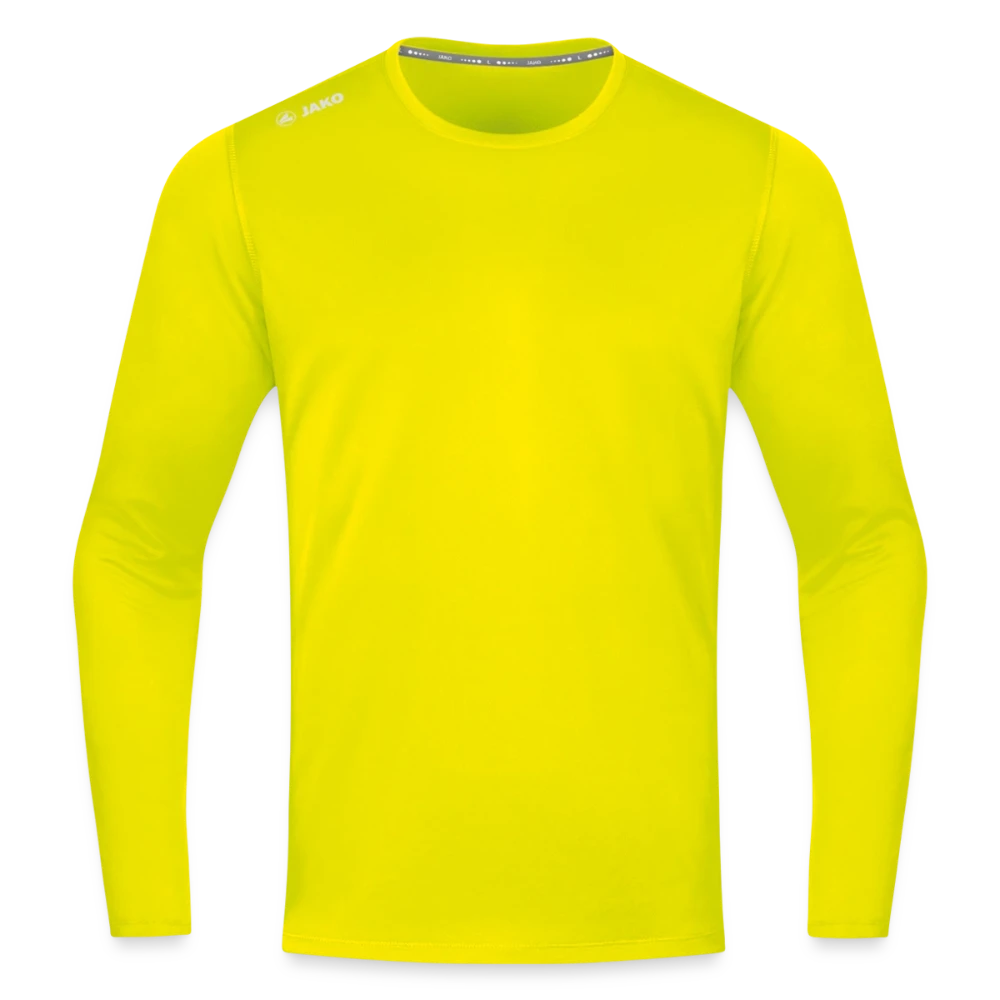 JAKO Longsleeve Run 2.0 Vorderansicht aus glattem Polyester