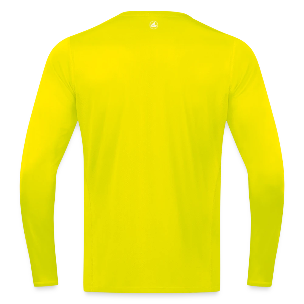 Rückseite des JAKO Longsleeve Run 2.0 mit atmungsaktivem Micro-Mesh