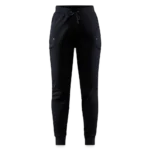 CRAFT ADV Unify Frauen Freizeithose Vorderansicht mit Kordelzug und Reissverschlusstaschen