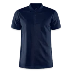 CRAFT Core Unify Polo Vorderansicht mit 3er-Knopfleiste